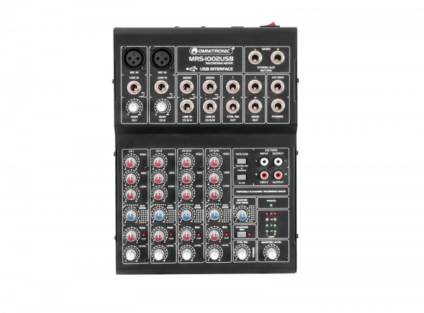 OMNITRONIC MRS-1002USB Recording-Mixer // OMNITRONIC MRS-1002USB Recording Mixer