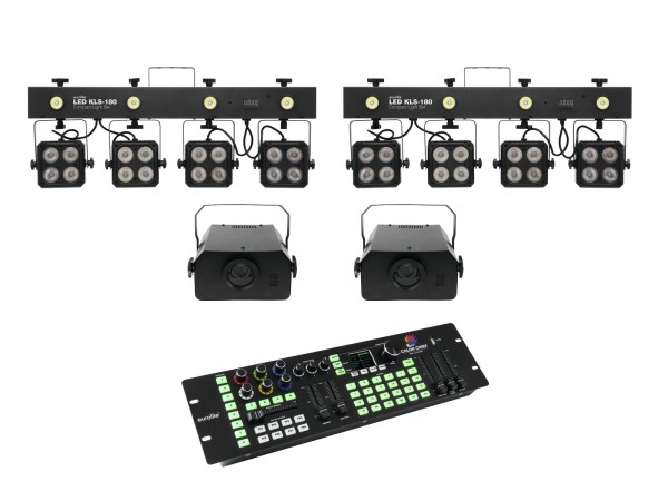 EUROLITE Set 2x LED KLS-180 + 2x LED WF-40 + DMX LED Color Chief Controller // EUROLITE Set 2x LED KLS-180 + 2x LED WF-40 + DMX LED Color Chief Controller1