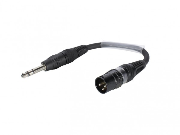 SOMMER CABLE Adapterkabel XLR(M)/Klinke stereo 0,15m // SOMMER CABLE Adapterc…