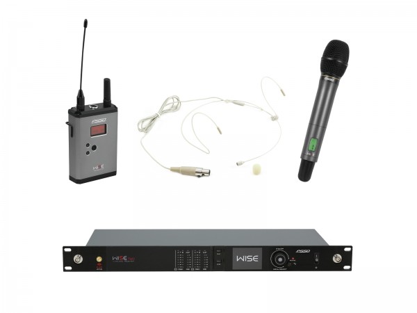 PSSO Set WISE TWO + Dyn. Funkmikrofon + BP + Headset 638-668MHz // PSSO Set W…