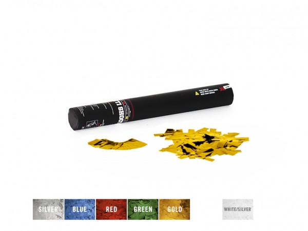 TCM FX Konfetti-Shooter 50cm, gold // TCM FX Handheld Confetti Cannon 50cm, gold