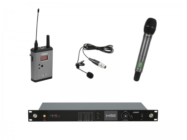 PSSO Set WISE TWO + Dyn. Funkmikrofon + BP + Lavalier 823-832/863-865MHz // PSSO Set WISE TWO + Dyn. wireless microphone + BP + Lavalier 823-832/863-865MHz1