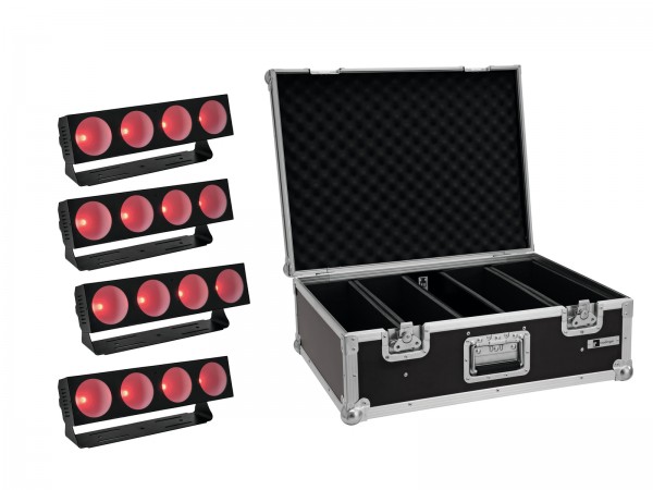 EUROLITE Set 4x LED CBB-4 COB RGB Leiste + Case // EUROLITE Set 4x LED CBB-4 COB RGB Bar + Case1